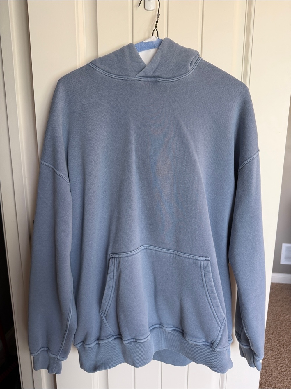 Abercrombie & Fitch Dusty Blue Men's Hooded Sweatshirt